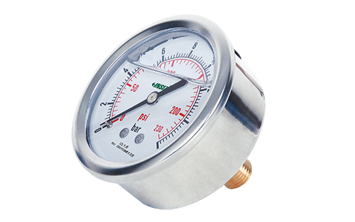 Bourdon Tube Pressure Gauges (Liquid Filled)